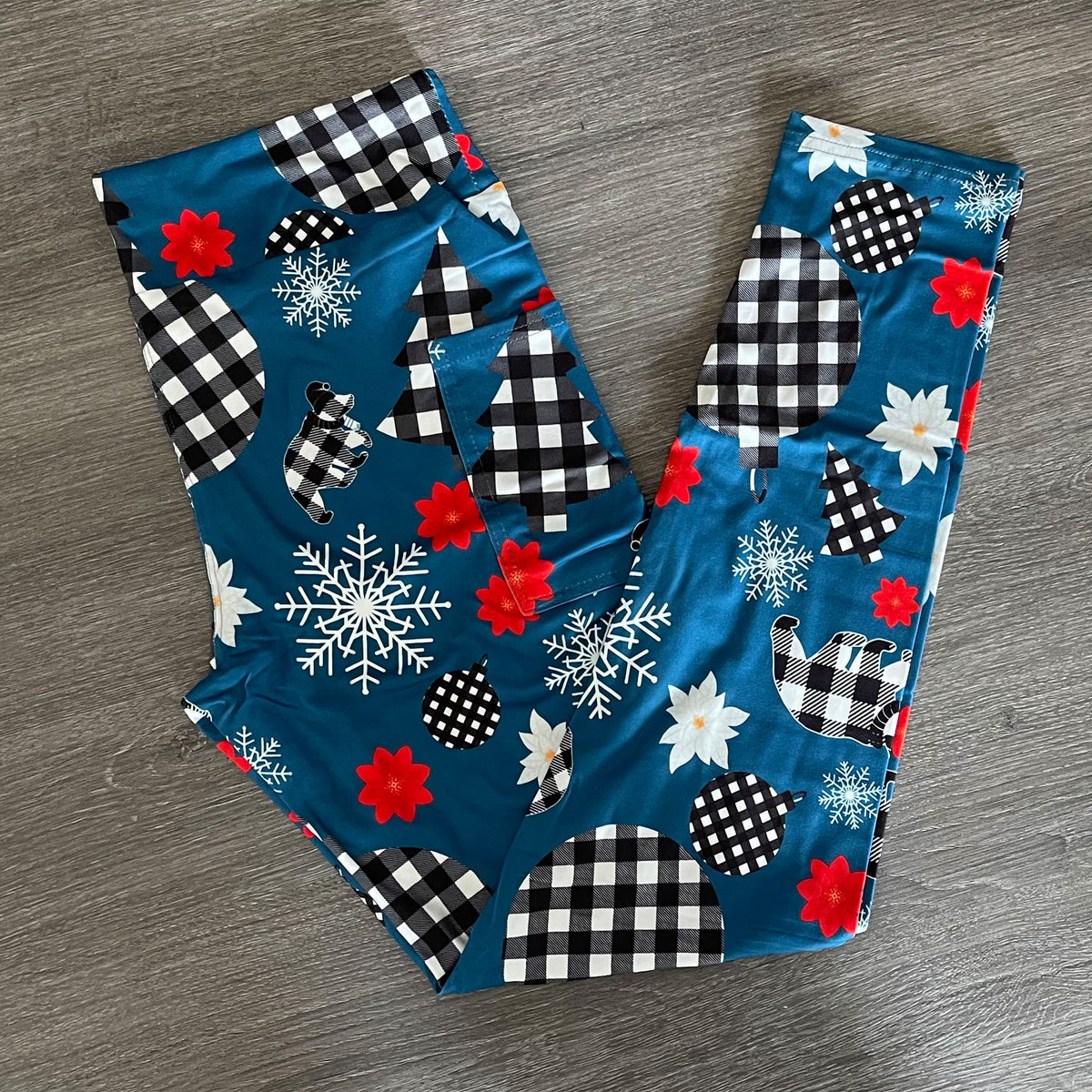 Fancy Holiday with Side Pocket Leggings Lost Princess Apparel