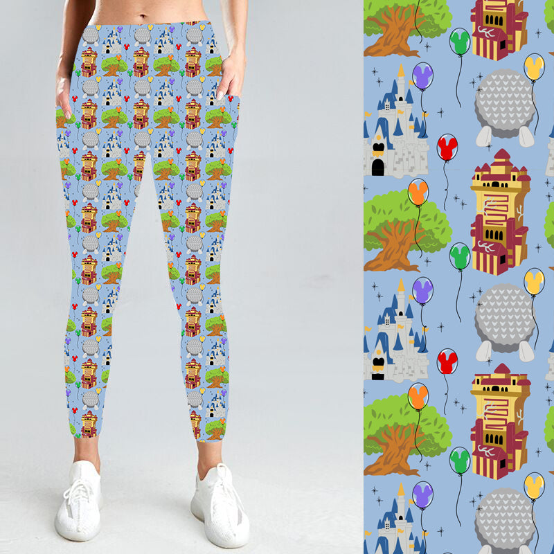 4 Park Icons W/Pockets Leggings