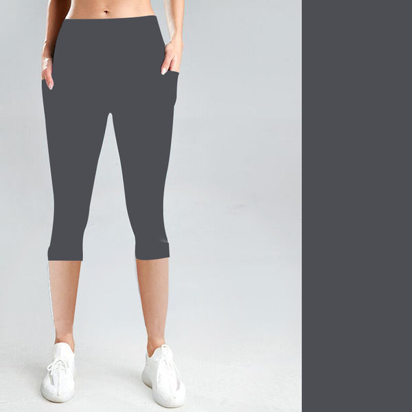 Solid Graphite with Side Pocket Leggings