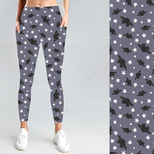 Mickey Bat with Side Pocket Leggings