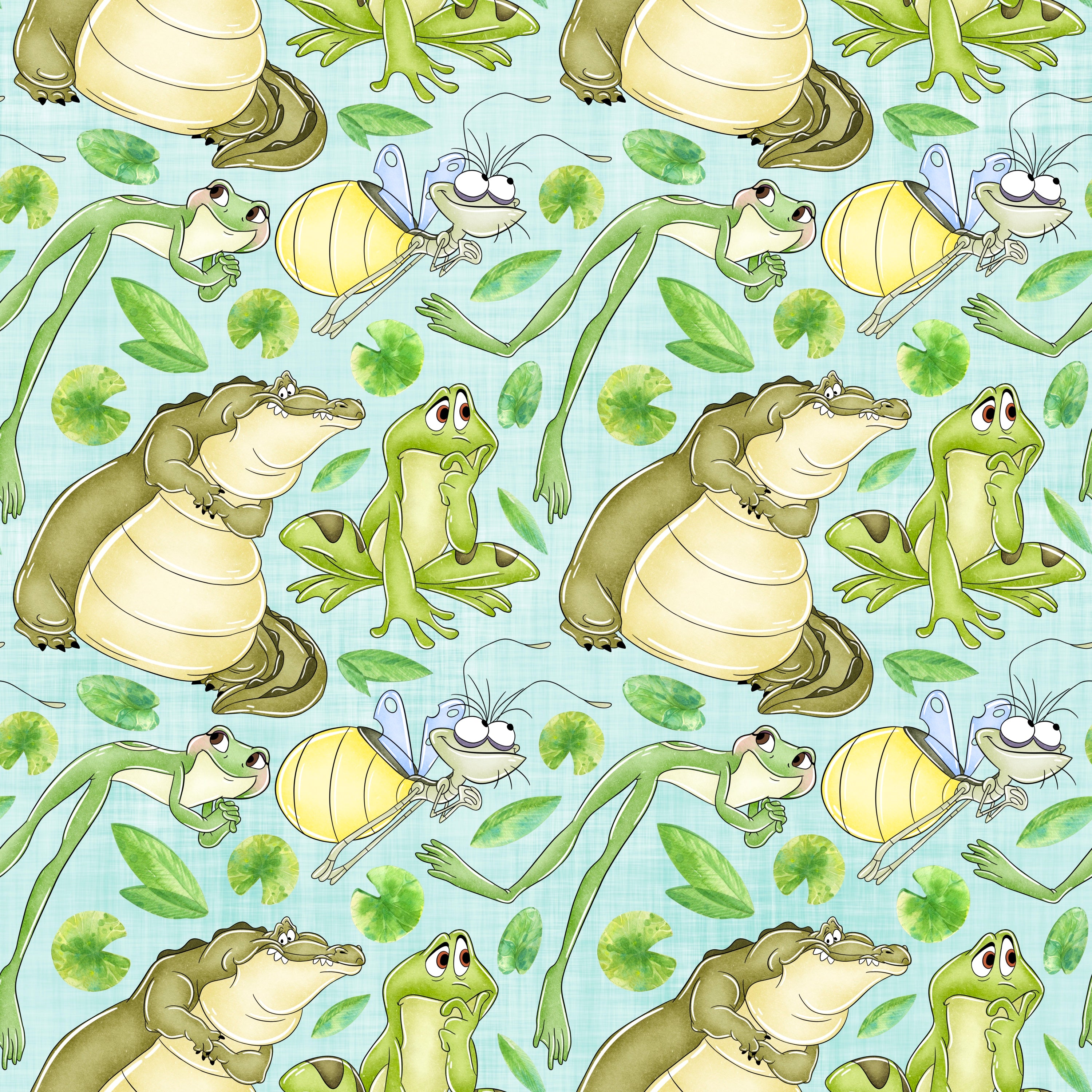 Bayou Friends with Side Pocket Leggings