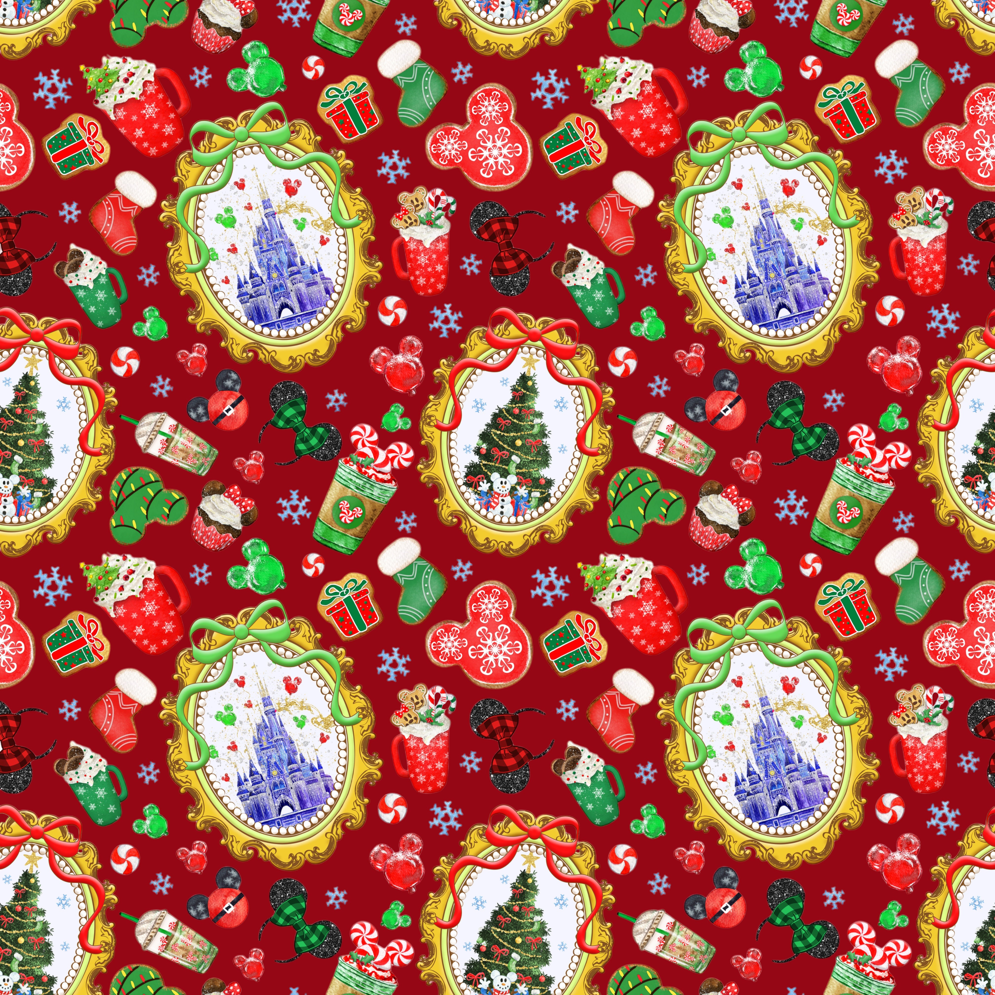 Pre-Order Christmas Collage W/Pockets Leggings - Due to arrive Late September 2025