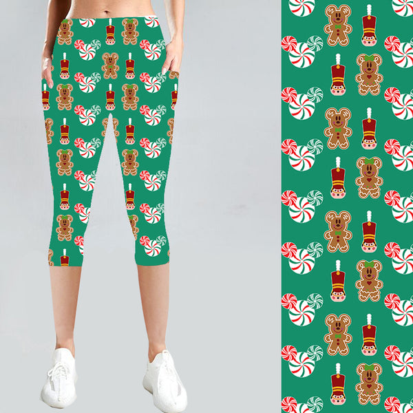 Christmas Parade with Side Pocket Leggings