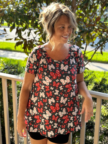 All About Bows Flowy Tunic Tops