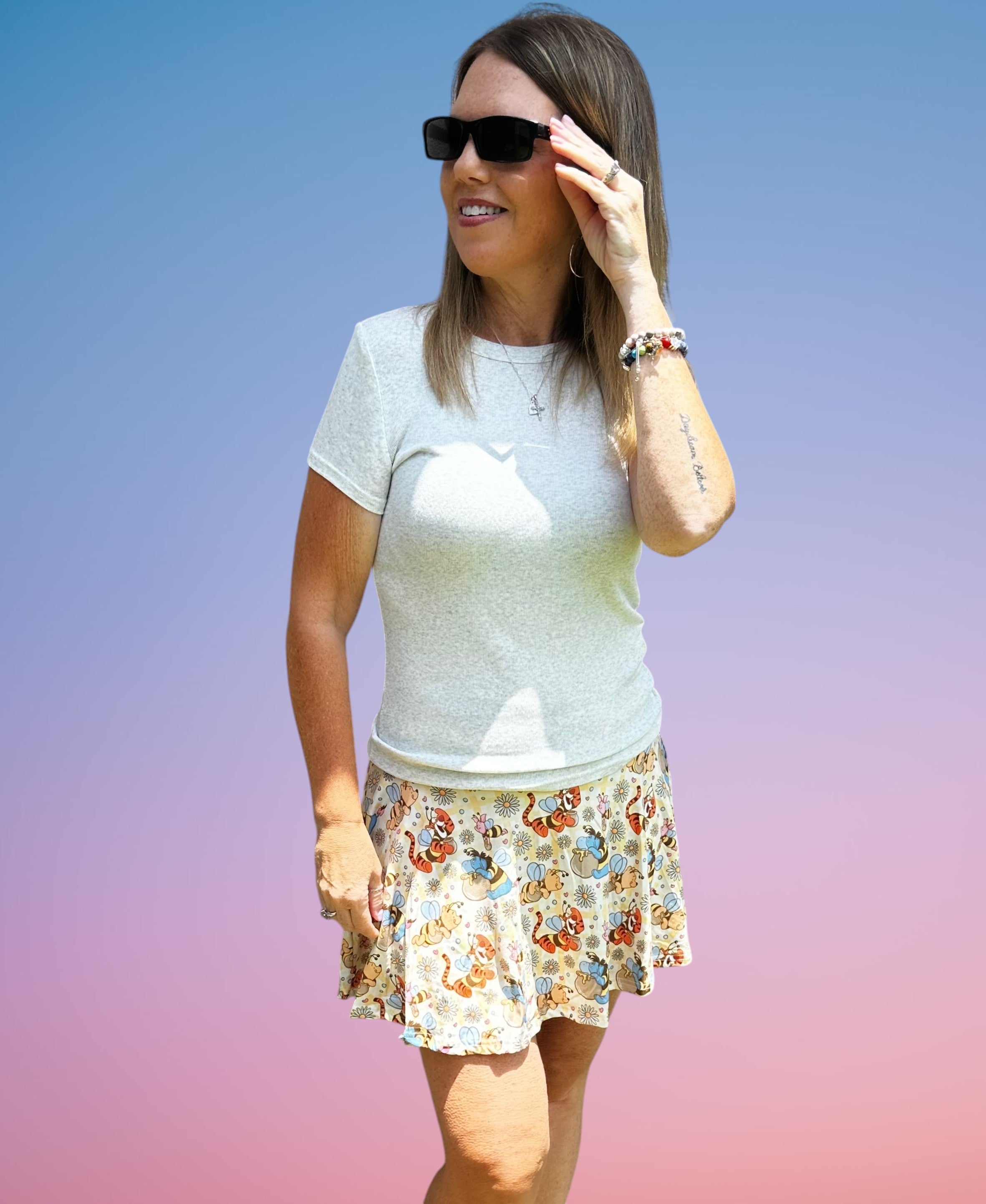Poohbees Skort W/Pockets