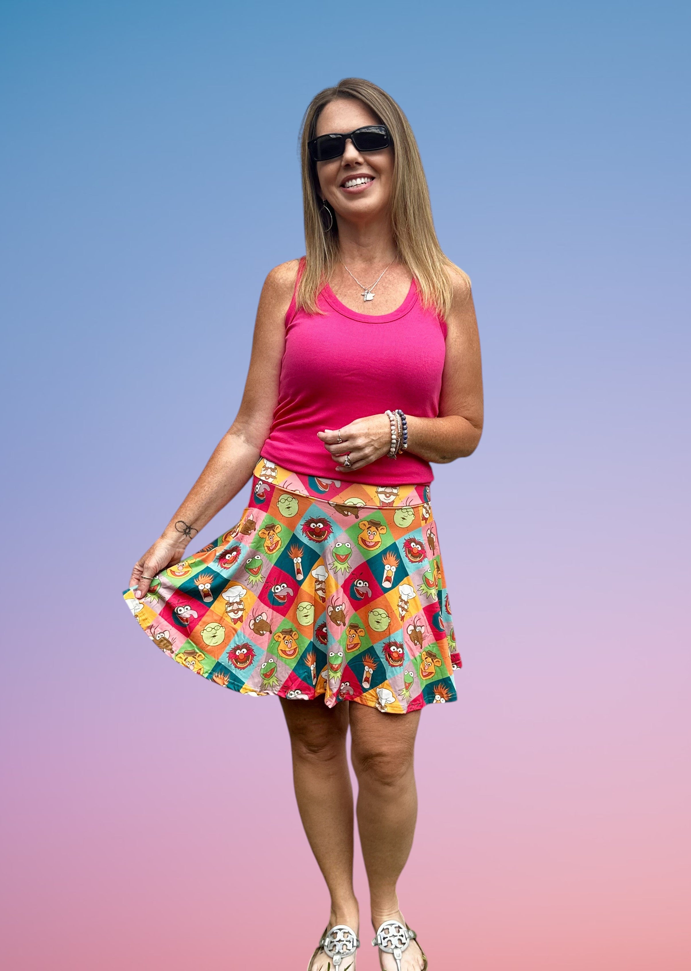 Puppets Argyle Skort W/Pockets