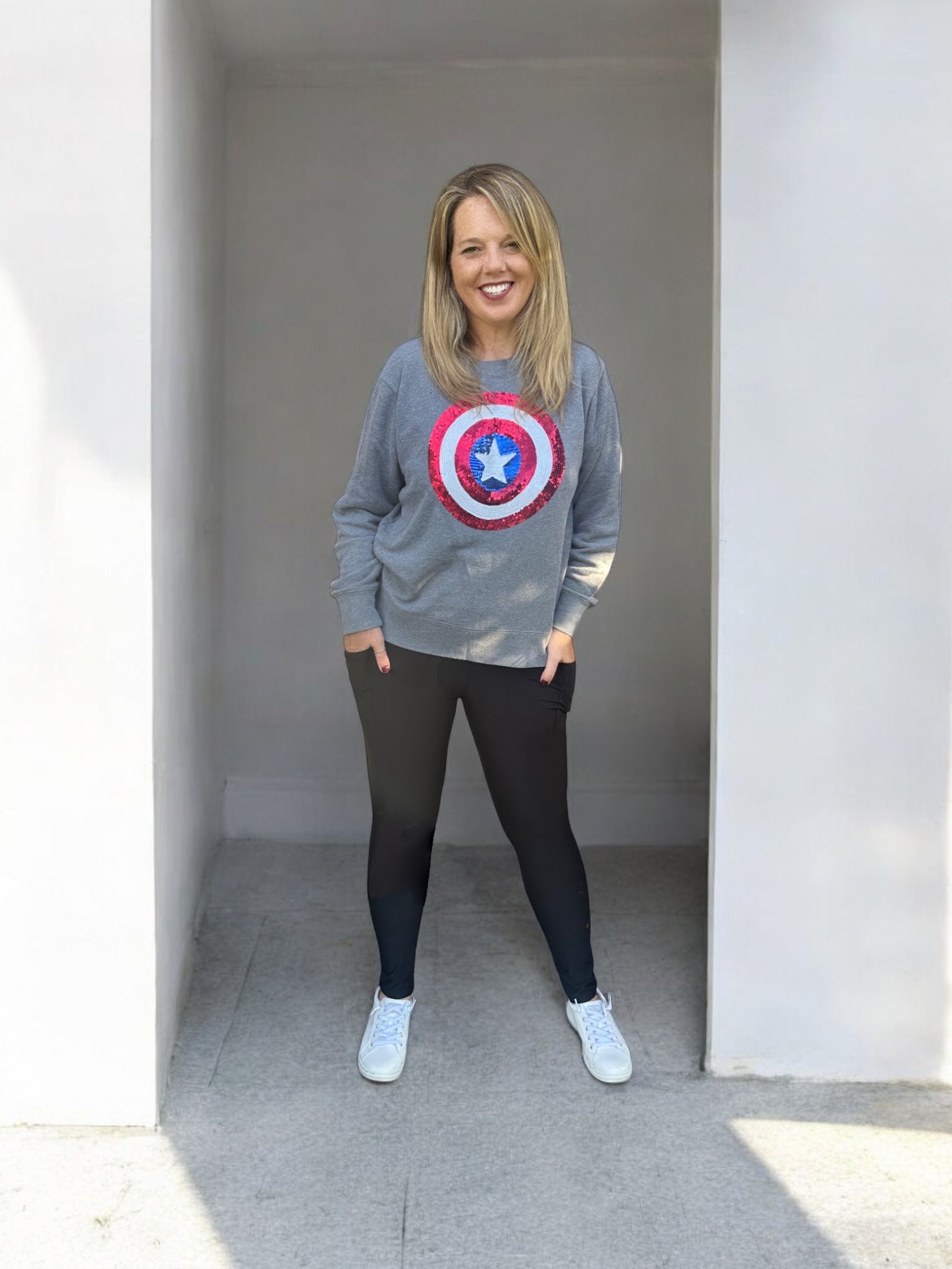 Solid Black W/Pockets Leggings