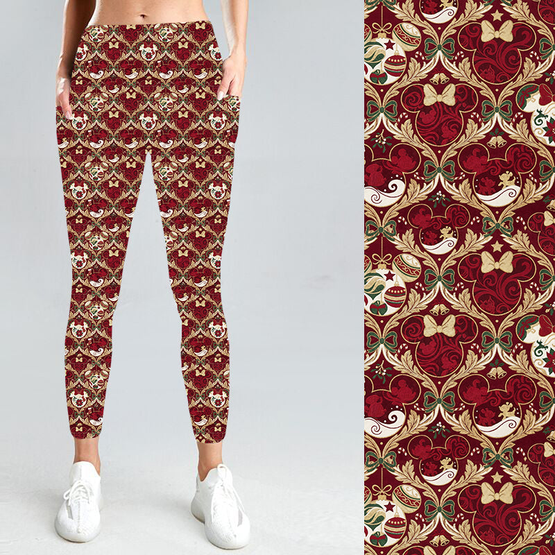 Pre-Order Elegant Holiday W/Pockets Leggings - Due to arrive early November 2026
