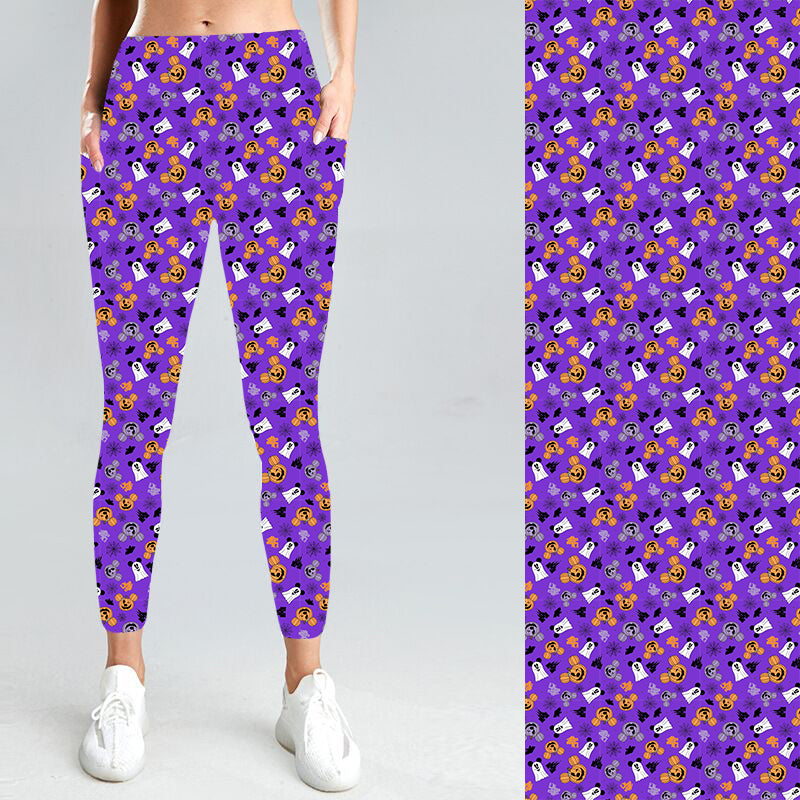 Pre-Order Halloween Fun W/Pockets Leggings - Due to arrive Late September 2025