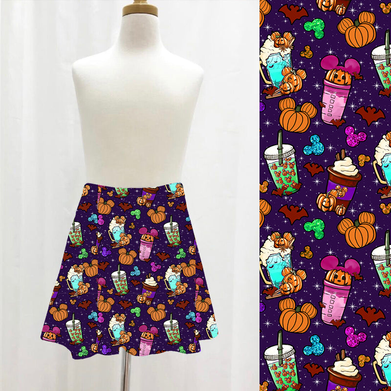 Pre-Order Halloween Fun Skort W/Pockets - Due to arrive mid/late August 2025