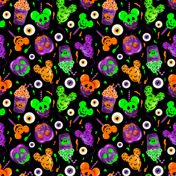 Happy Halloween Swing Skirts with Pockets
