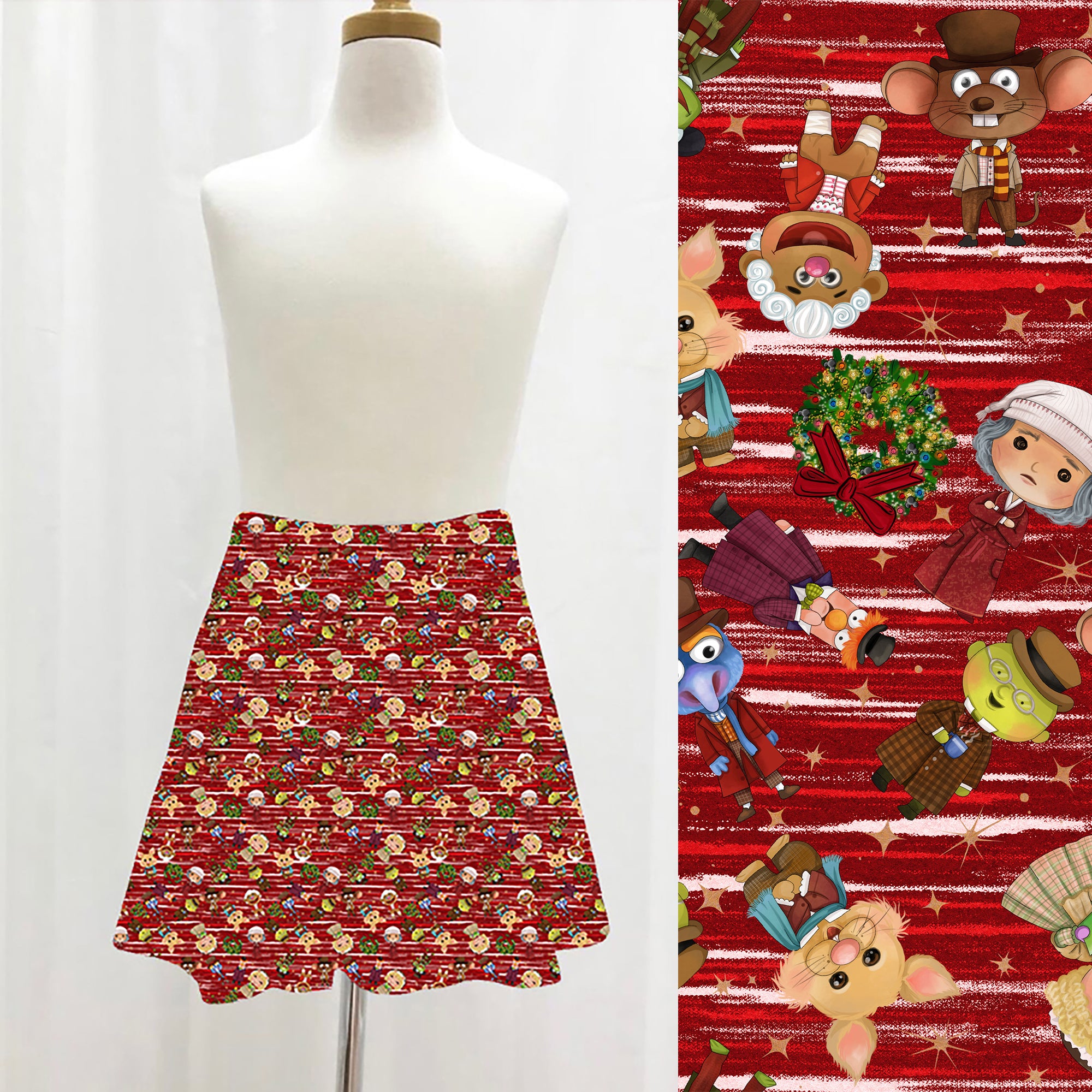 Pre-Order Henson Christmas Carol Skort W/Pockets - Due to arrive early/mid November 2025
