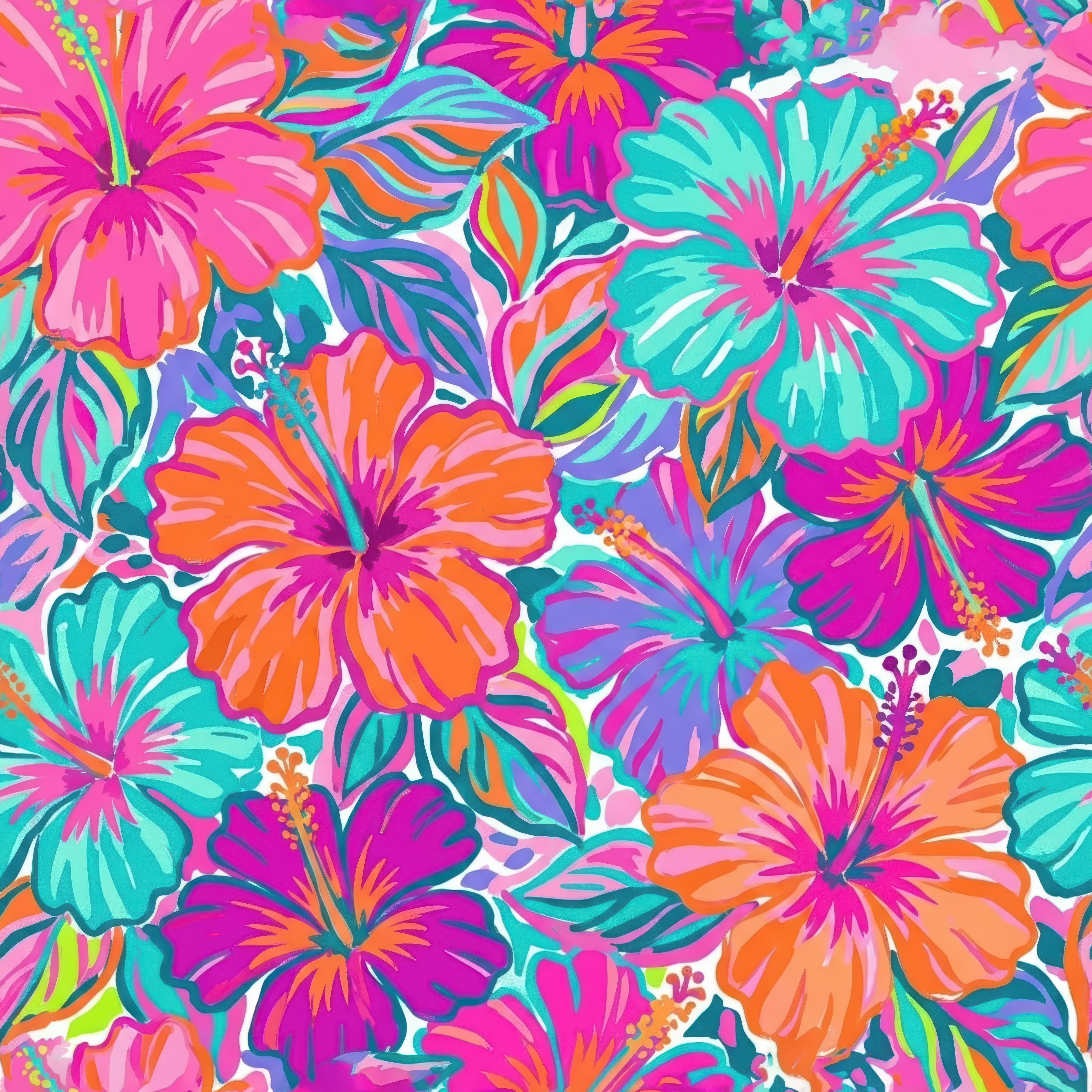 Pre-Order Hibiscus W/Pockets Leggings - Due to arrive mid/late August 2026