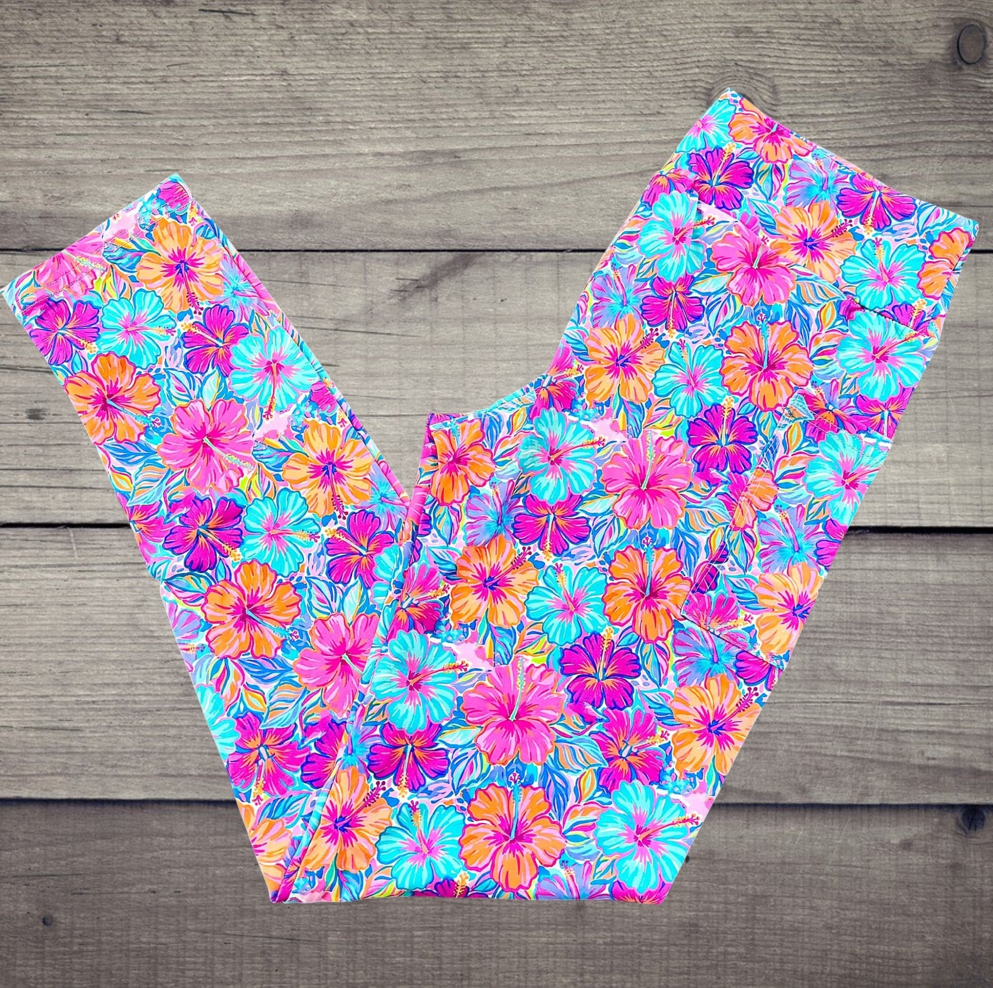 Hibiscus W/Pockets Leggings