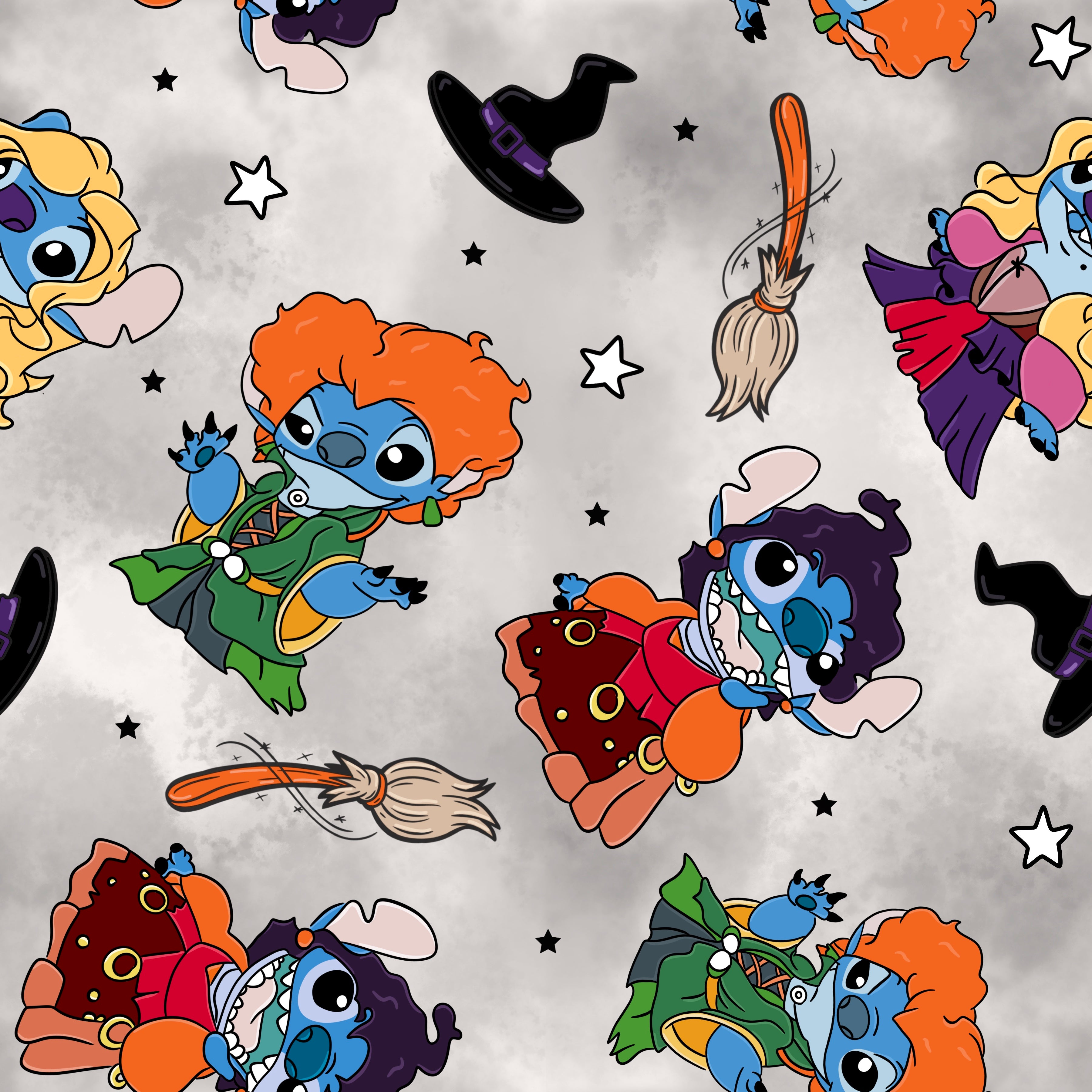Hocus Pocus Stitch Skort W/Pockets