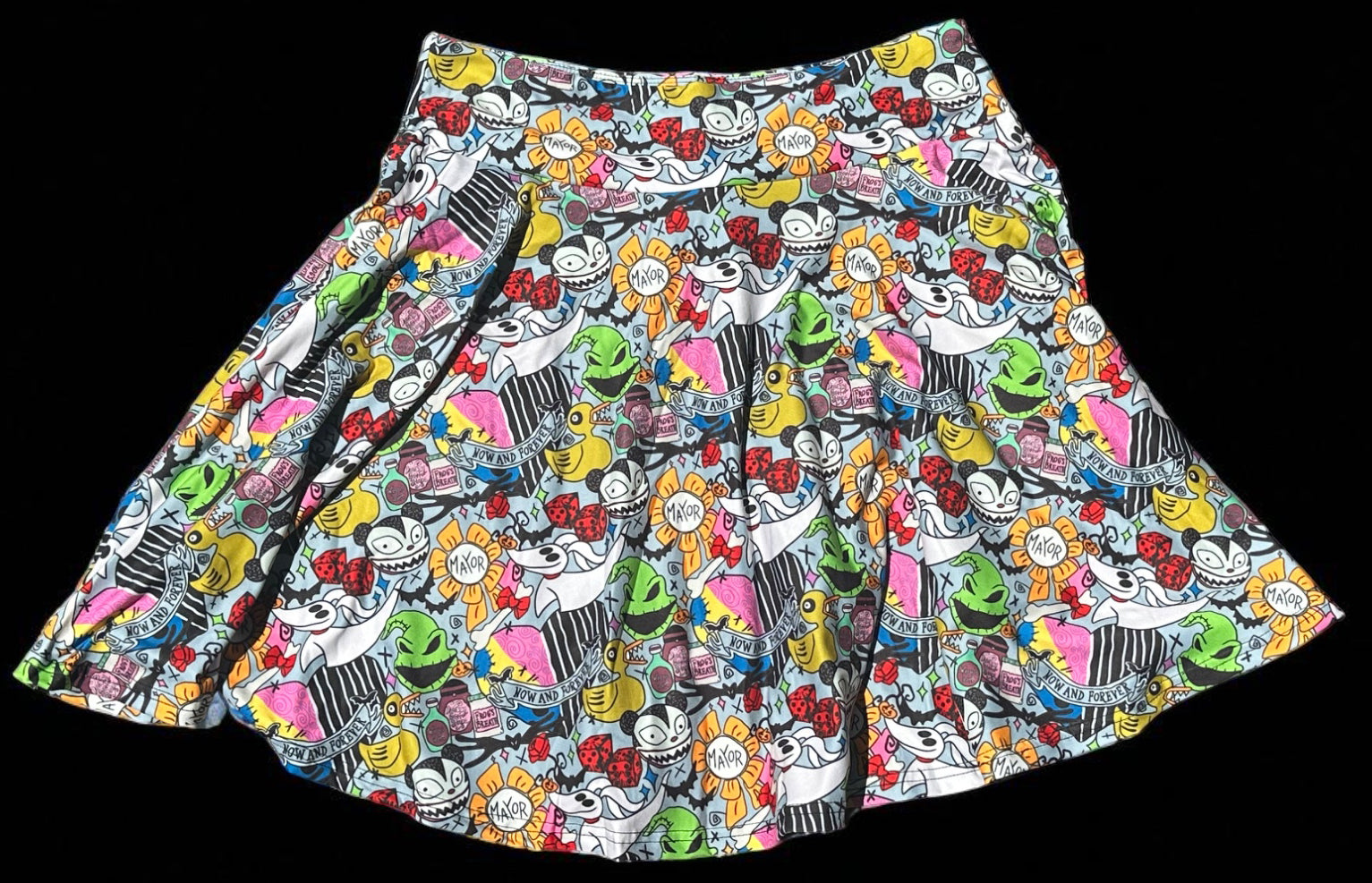 NBC Collage Wallpaper Skort W/Pockets