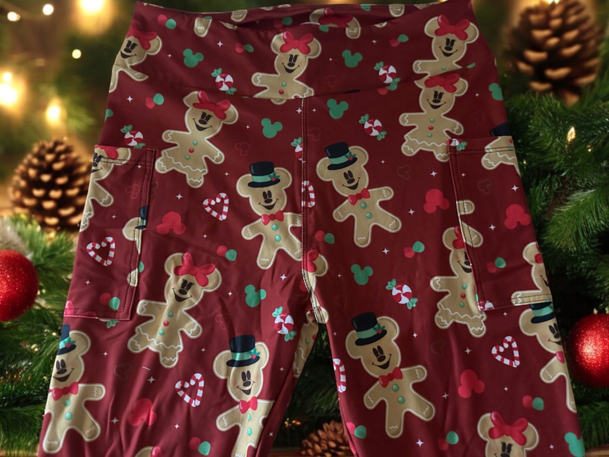 Ginger Mice W/Pockets Leggings