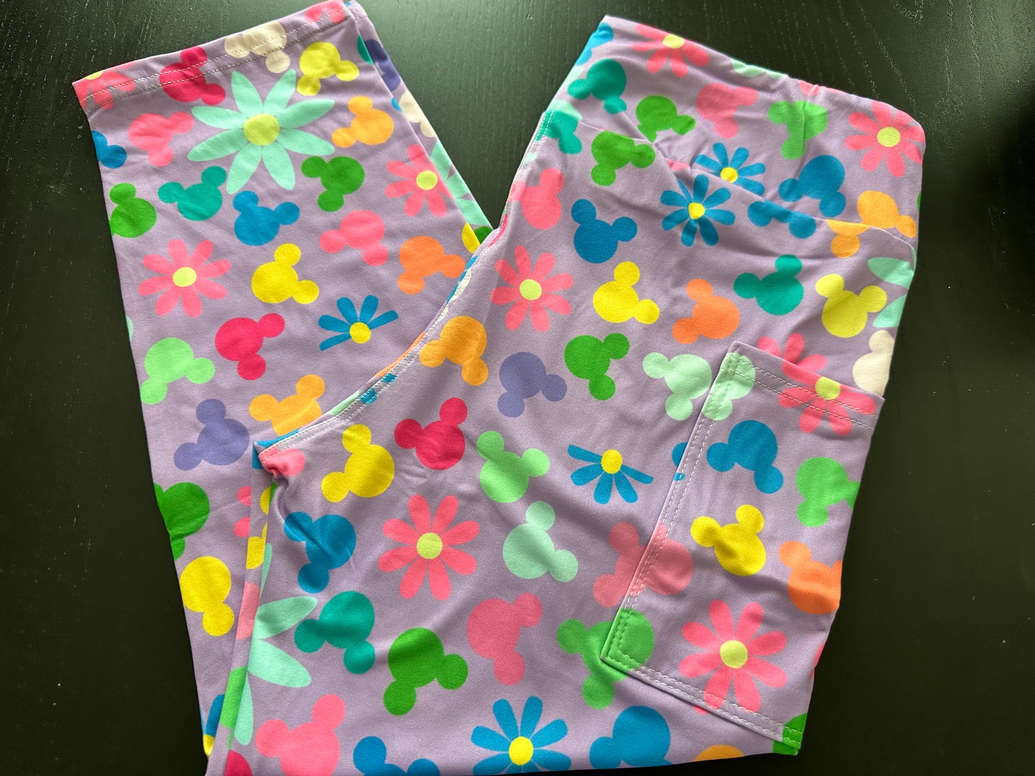 Summer Bloom with Side Pocket Leggings