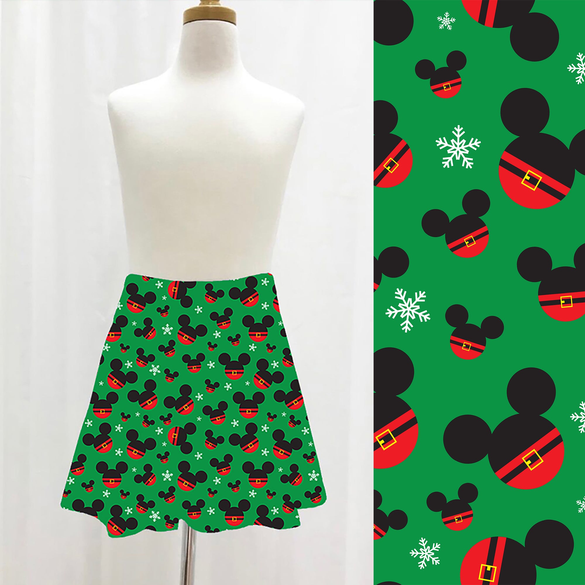 Pre-Order Mickey Christmas Skort W/Pockets - Due to arrive early/mid November 2025