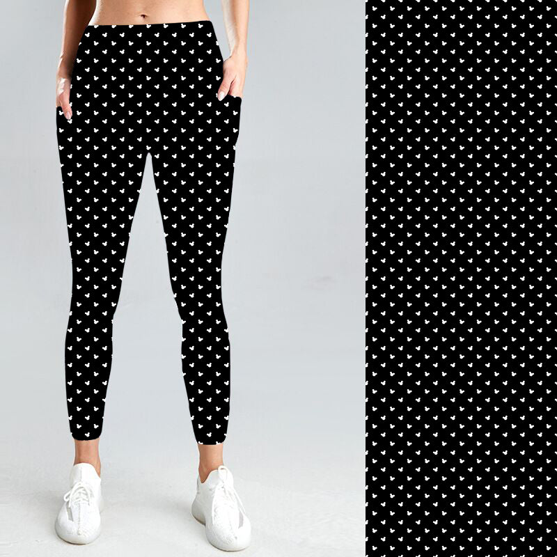 Pre-Order Mickey Dots W/Pockets Leggings - Due to arrive Late September 2025