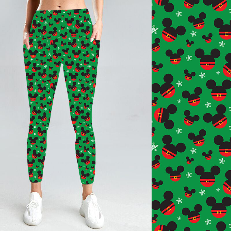 Pre-Order Santa Bell W/Pockets Leggings - Due to arrive early November 2026