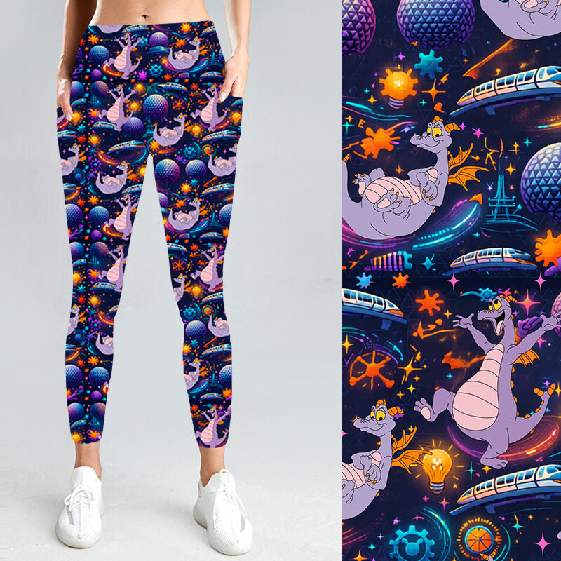 Pre-Order Imagine Dragon W/Pockets Leggings - Due to arrive mid/late August 2026