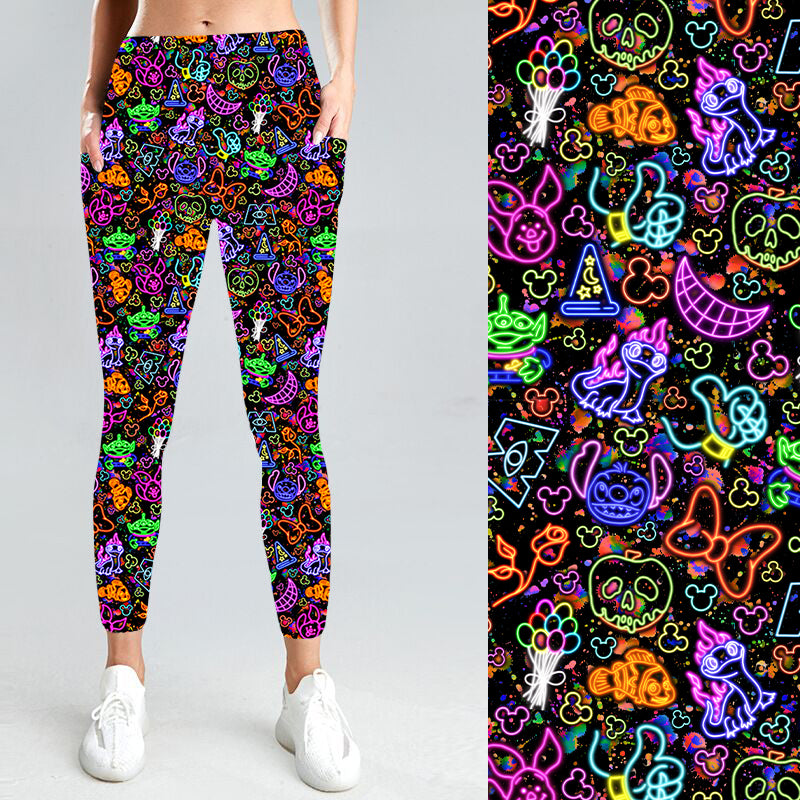Pre-Order Neon Icon W/Pockets Leggings - Due to arrive mid/late August 2026