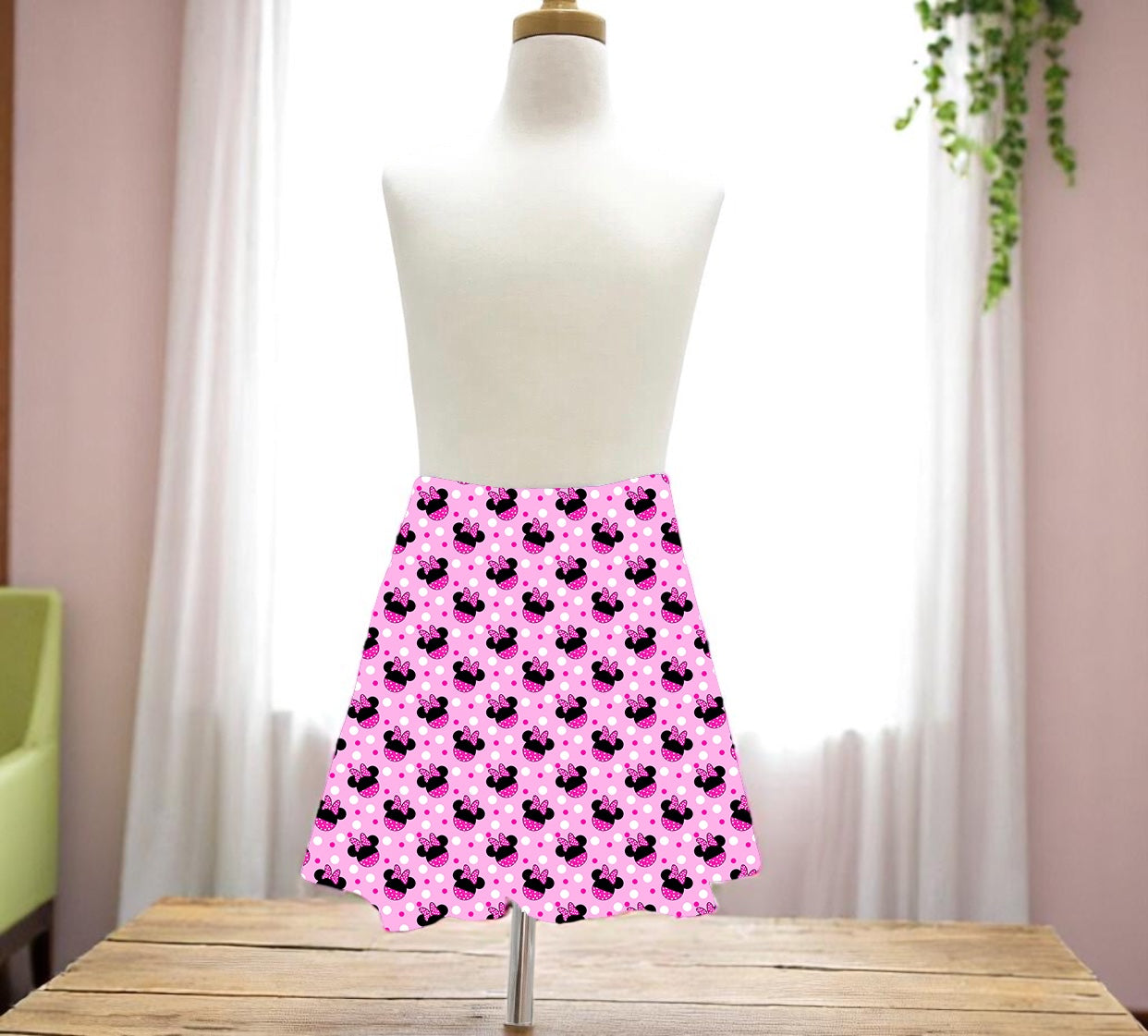 Pre-Order Pink Minnie Skort W/Pockets - Due to arrive late June/early July 2025