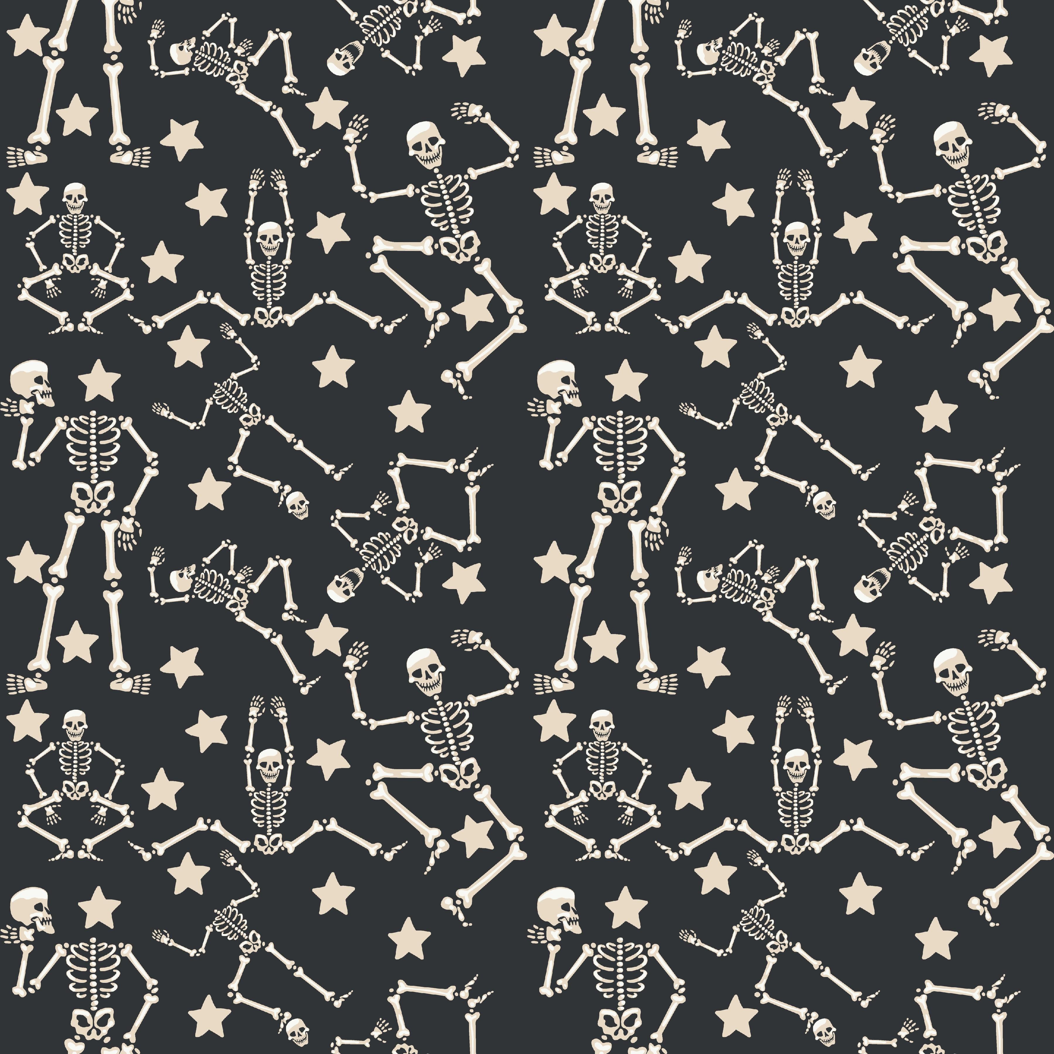 Skeleton Dance Swing Skirts with Pockets