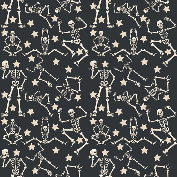 Skeleton Dance Swing Skirts with Pockets