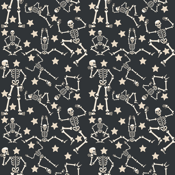 Skeleton Dance Swing Skirts with Pockets