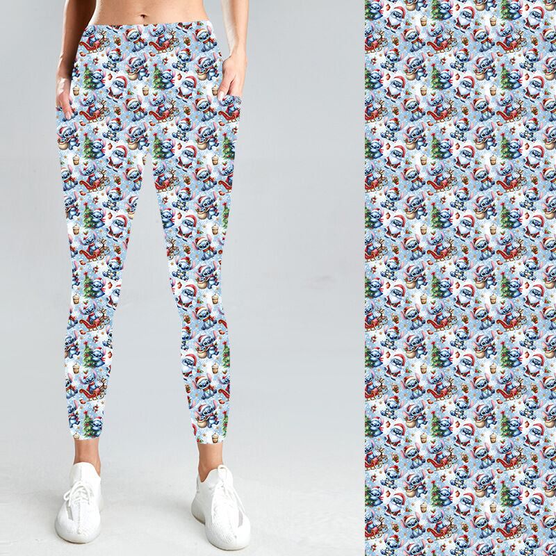 Pre-Order Stitchmas W/Pockets Leggings - Due to arrive Late September 2025