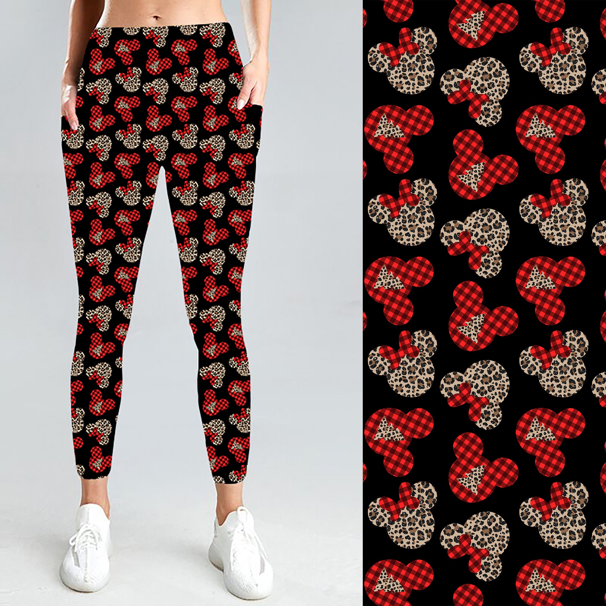 Pre-Order Stylish Christmas W/Pockets Leggings - Due to arrive early/mid November 2025