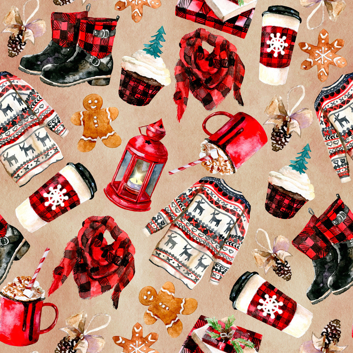 Pre-Order Cozy Holiday W/Pockets Leggings - Due to arrive early November 2026