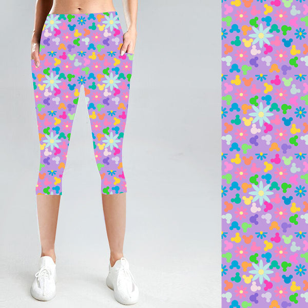 Summer Bloom with Side Pocket Leggings