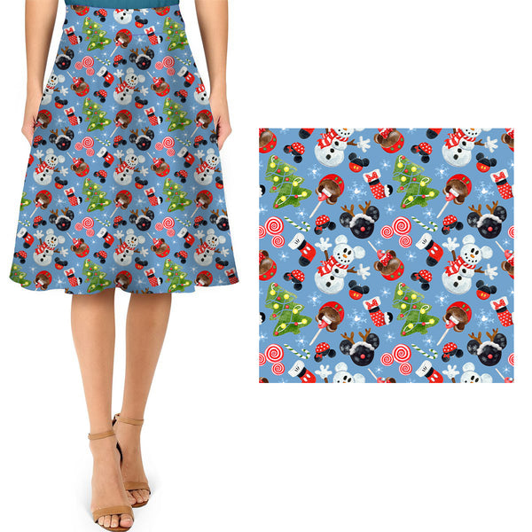 Magical Wonderland Swing Skirt with Pockets