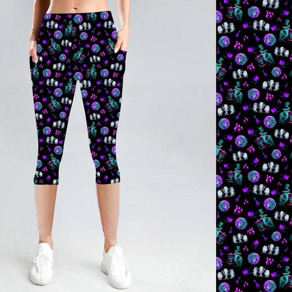 Neon Ghosts with Side Pocket Leggings