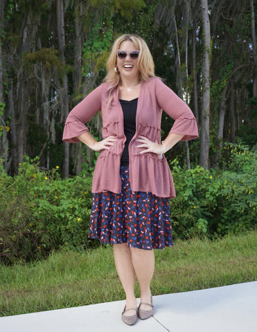 Mary's Umbrella Swing Skirt with Pockets