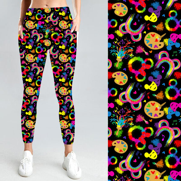 Art Fest with Side Pocket Leggings