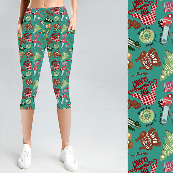 Hap Hap Happiest Holiday with Side Pocket Leggings