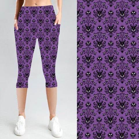 Purple Mansion with Side Pocket Leggings