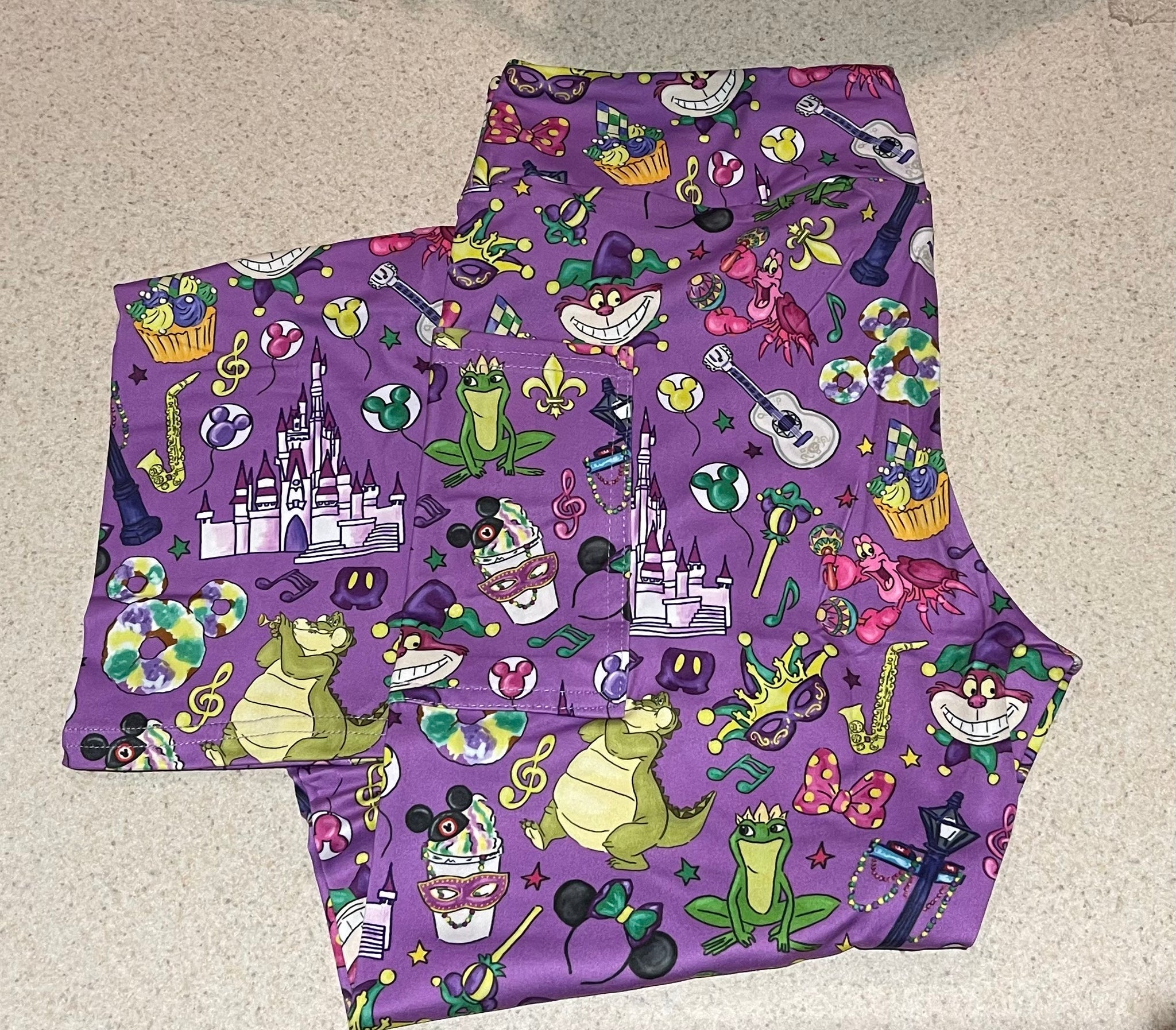 Mardi Gras with Side Pocket Leggings