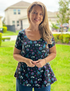 Neon Ghosts Flowy Tunic Tops