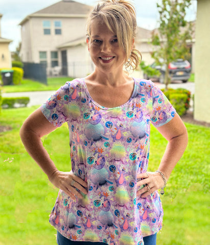 One Little Spark Flowy Tunic Tops