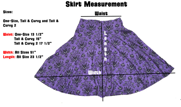 Iridescent 50 Swing Skirt with Pockets